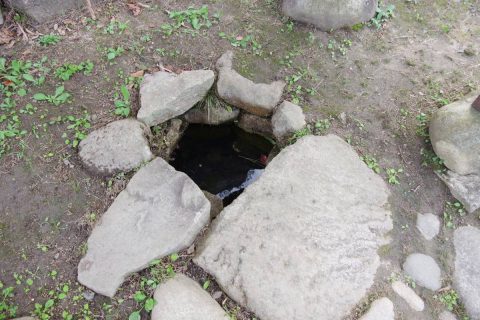 苗木城の井戸